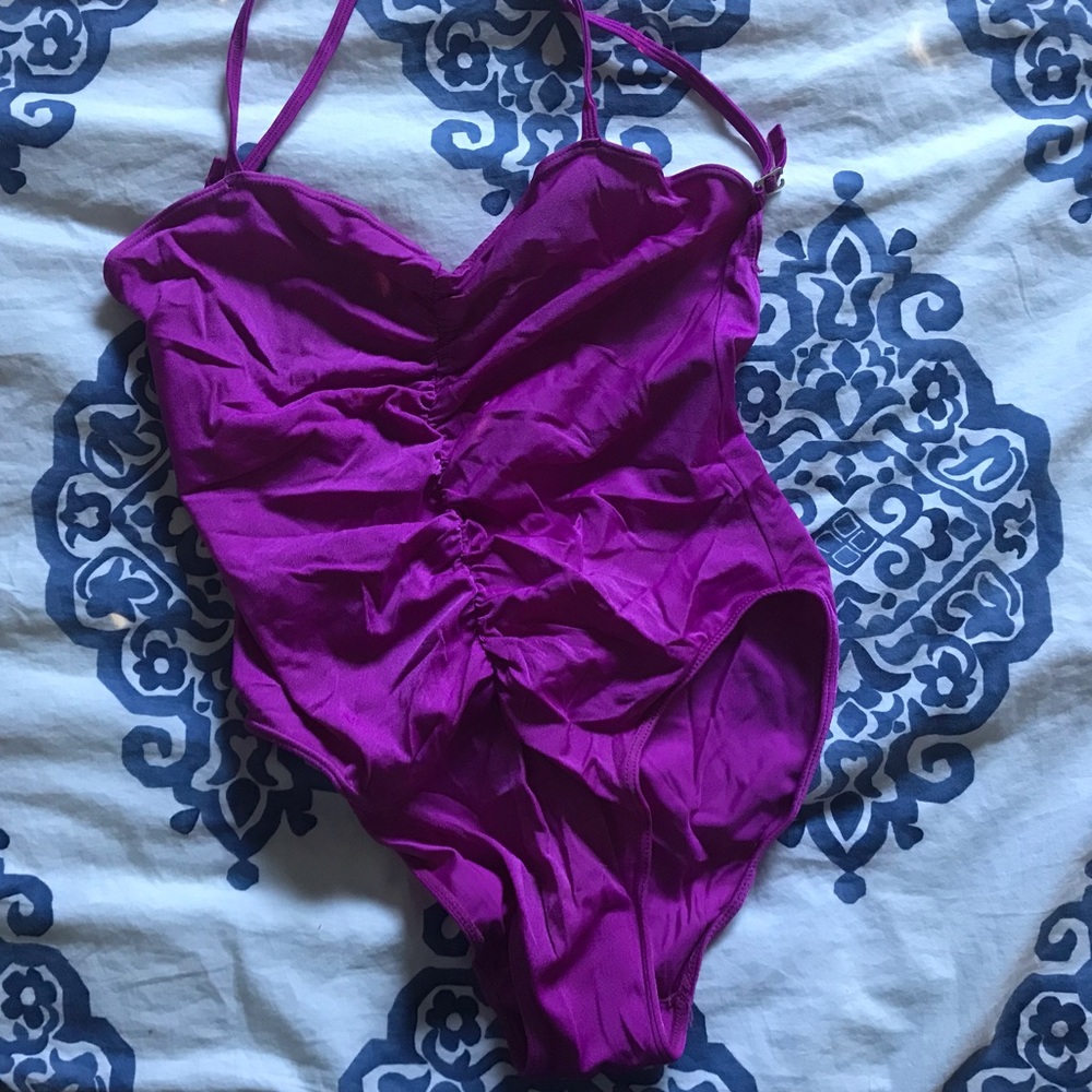 80s Vintage One Piece Swimsuit